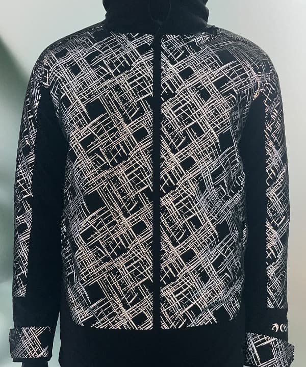 时尚印花图案入口休闲服