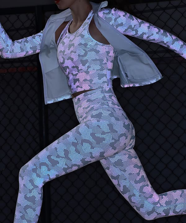 瑜伽运动印花入口服